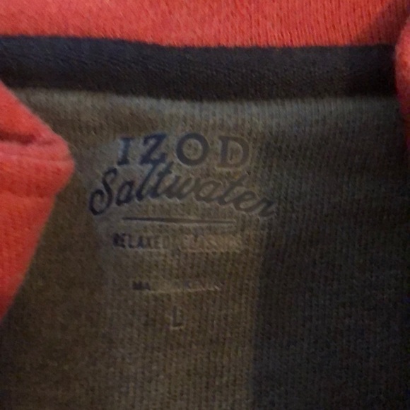 IZod men’s red pullover sweater - Picture 3 of 4